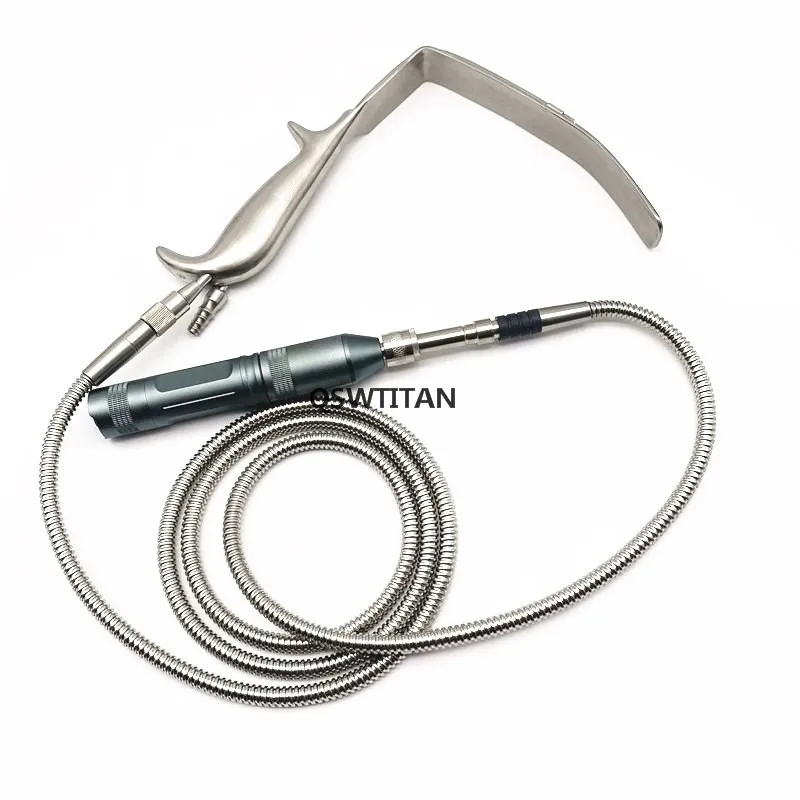 Ngực Retractor Có Đèn Hướng Dẫn Kéo Móc Xóa Nếp Nhăn Móc Mũi Móc Và Sợi Nhựa Phẫu Thuật Nhạc Cụ