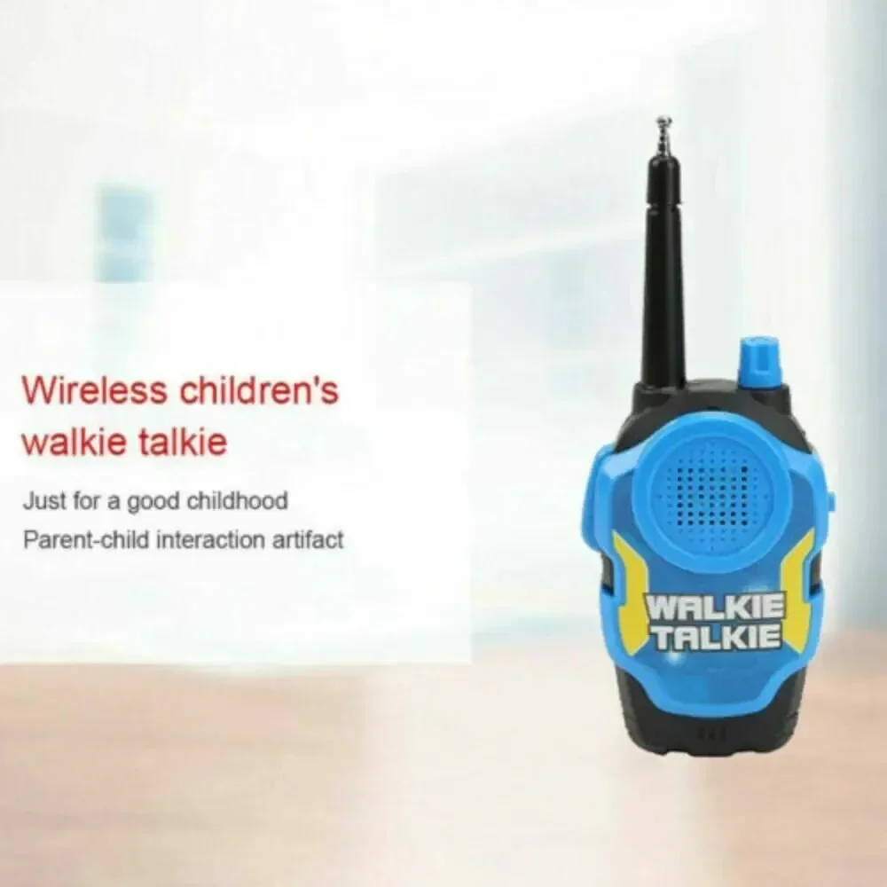 2 szt. 300M Walkie Talkie Mini przenośne ręczne dwukierunkowe radio-zabawka dla dzieci dzień dziecka prezenty urodzinowe domofon zewnętrzny zabawka