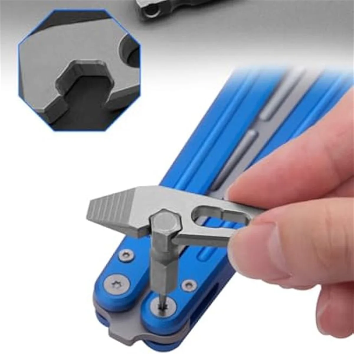 2Pcs/Set Mini Titanium Pry Bar Tool, Pocket Pry Bar, Small Prybar Keychain Multitool Bottle Box Opener Tool