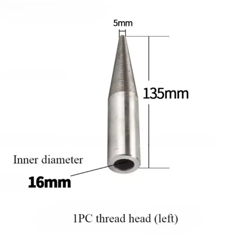 2Pcs Taper Spindle Left&Right Installed Shaft for Buffing Wheels Grinder Parts