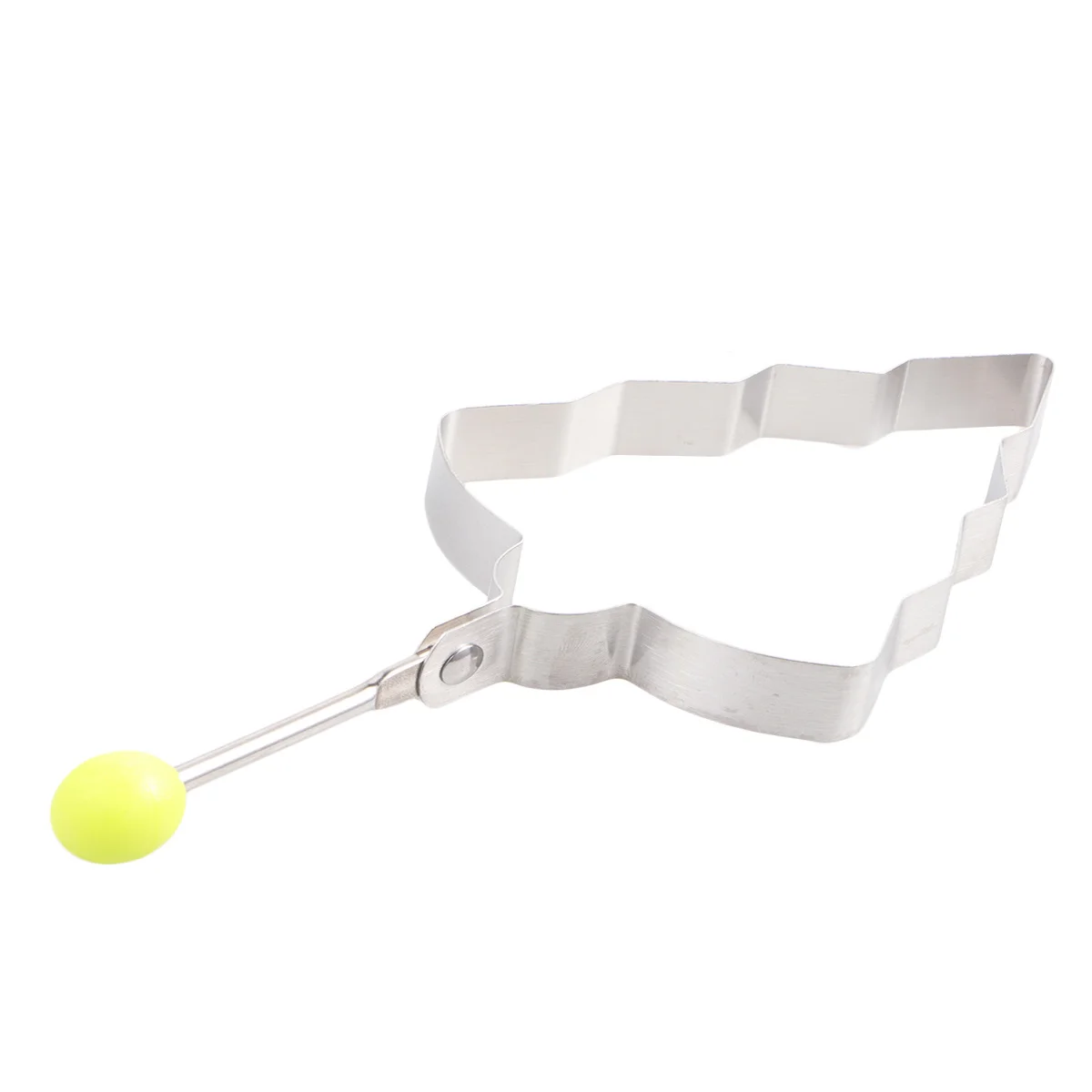 5 szt. Forma do jajek ze stali nierdzewnej, wzór choinki, forma do naleśników, łatwa do wyjmowania z formy i szybkiego użytkowania na śniadanie, srebrna