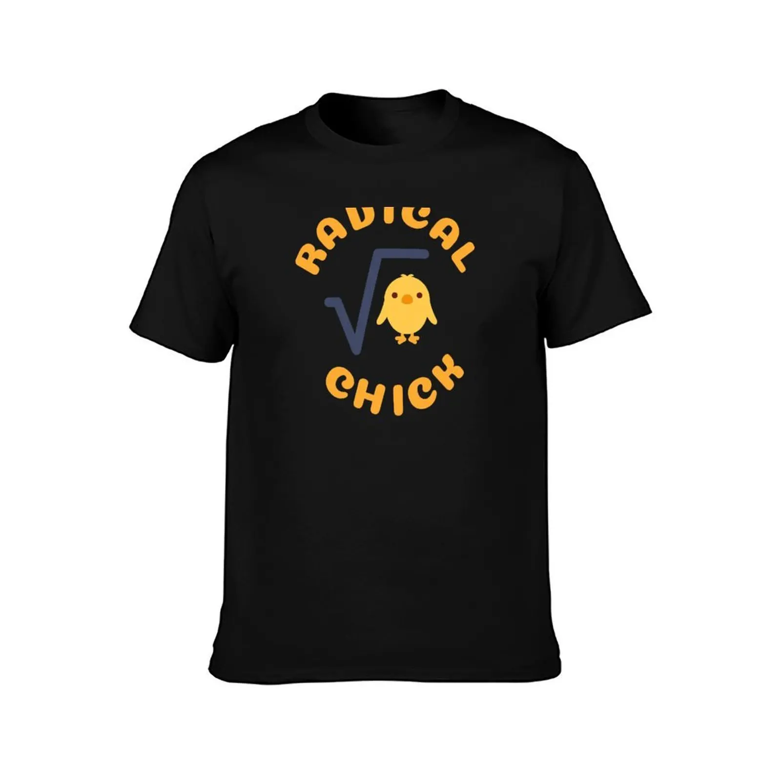 Radical Chick - For Math Nerds! T-Shirt, Summer Casual Cotton Tee, Oversized Streetwear Tops, Vintage Graphic Print, 100% Cotton