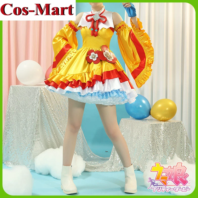 

Cos-Mart Game Umamusume: Pretty Derby Copano Rickey Косплей Костюм Милая Милая Униформа Платье Активная Вечеринка Ролевая Игра Одежда