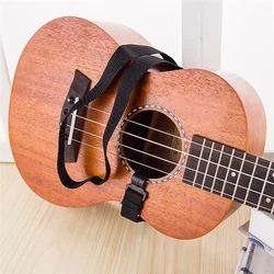 1/2pc Adjustable Ukulele Shoulder Strap Simple Black Webbing Hawaiian Guitar Belt Sling With Hook String Instrument Accessories