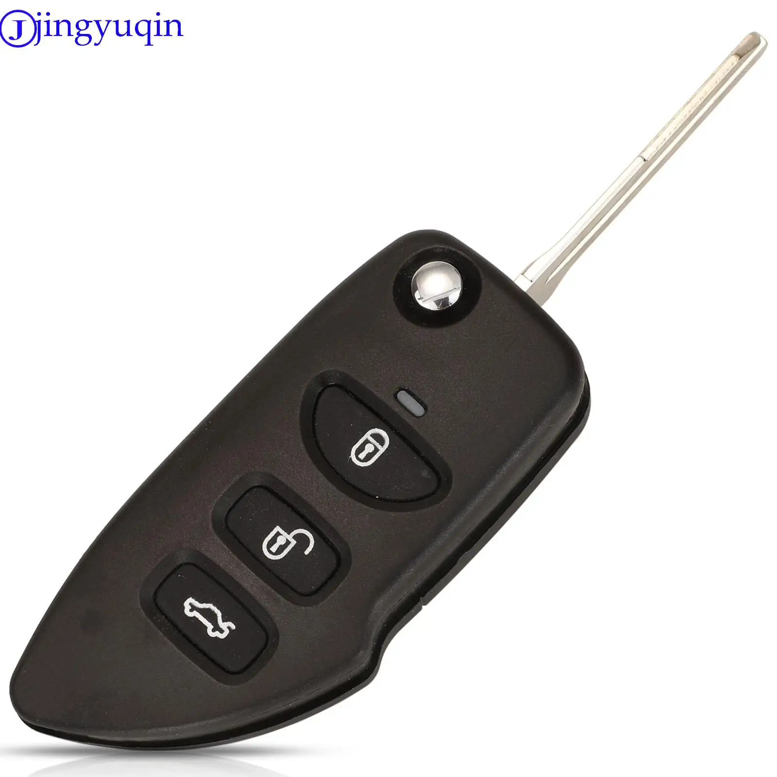 Jingyuqin Key Shell Case dla Hyundai Trajet XG Sonata Sonica Santa Fe (Gen 1/SM) dla Kia Magentis Optima Sorento 2002-2009