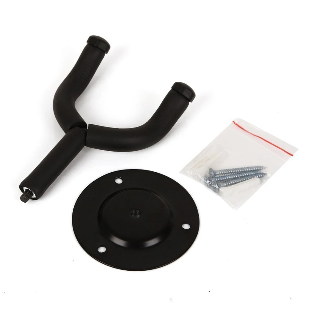 

4 PCS Guitar Hook + Wall Hanger Cradle Holder Mount Strings Music Stand Pick Bag Hangers Hooks Parts for
