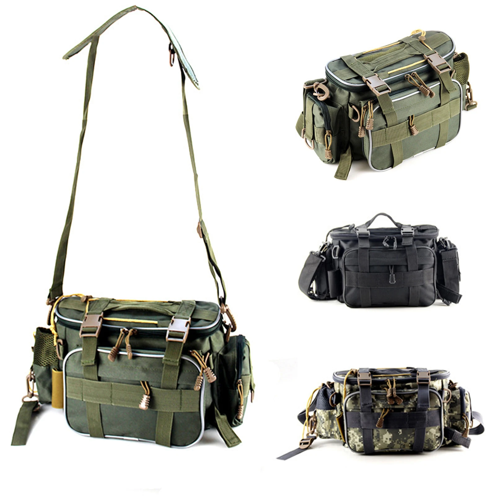 Borsa per attrezzatura da pesca borsa per attrezzi da pesca borsa per Organizer borsa a tracolla borsa a tracolla per attrezzi da pesca all\'aperto