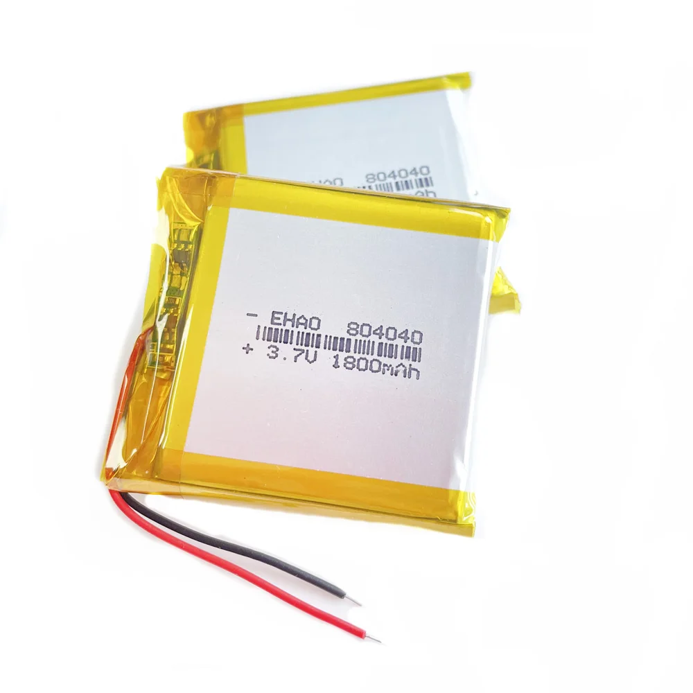 3.7 فولت 1800 متر بطارية ليثيوم بوليمر ليبو قابلة للشحن 804040   ل Mp3 GPS PSP DVD الهاتف المحمول لعبة فيديو الوسادة الكتب الإلكترونية الكمبيوتر اللوحي