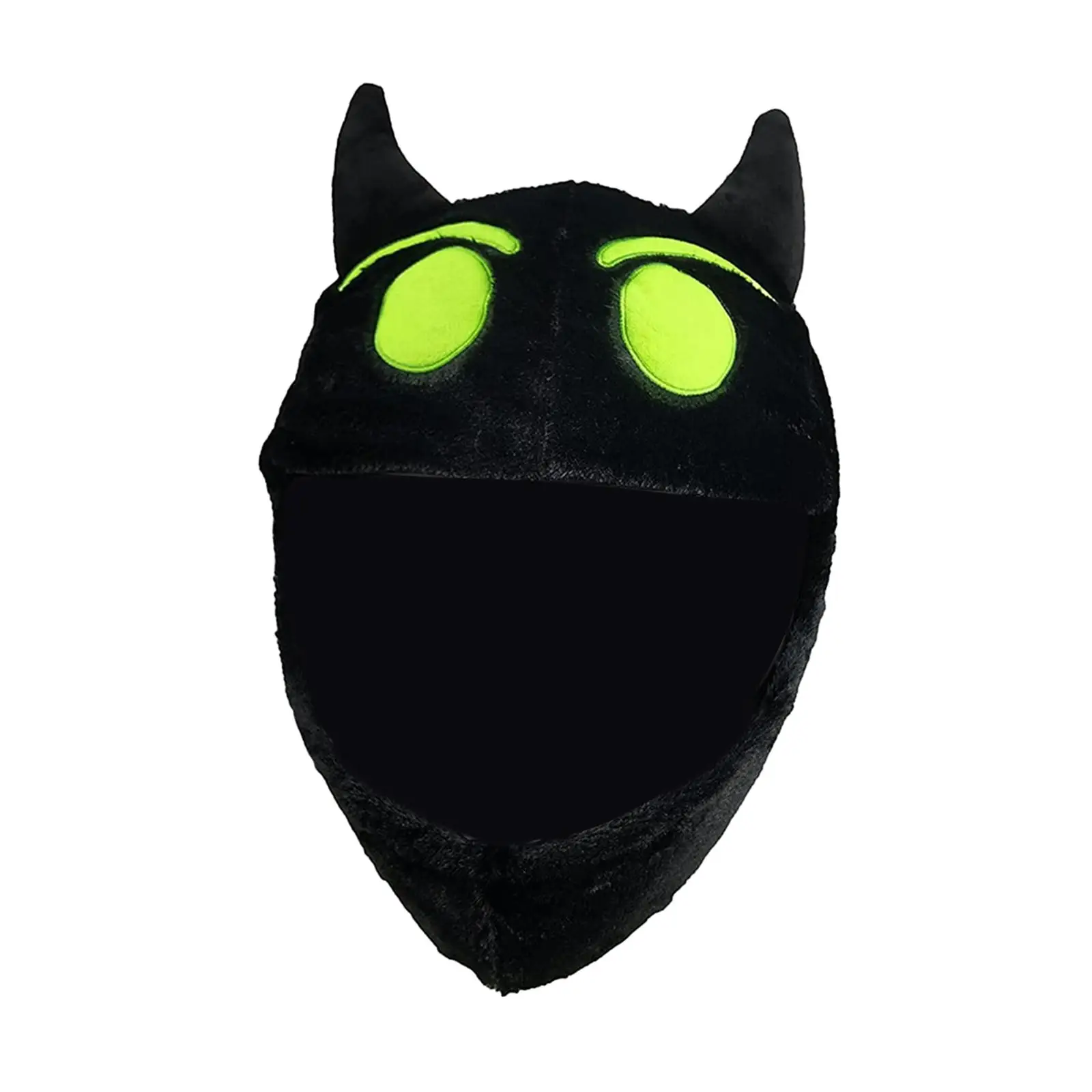 Devil Motorcycle Helmet Cover Cute Soft Motorbike Accessories Warm Decoration Easy to Install Gifts Creative Funny Helmet Cover