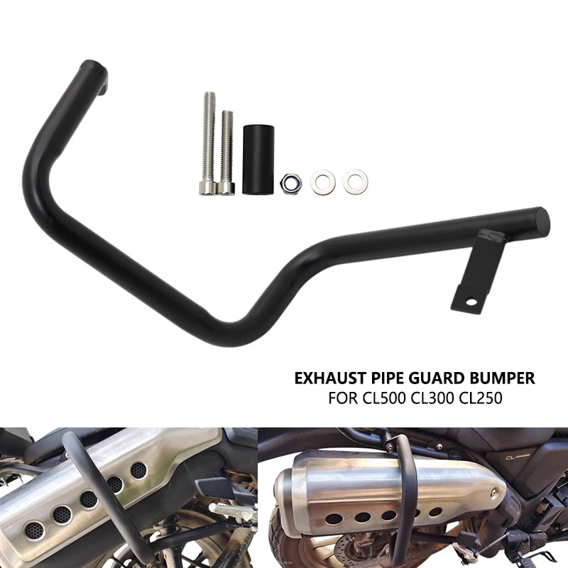 

Защита выхлопной трубы мотоцикла, защита выхлопной трубы, устройство защиты от падения для HONDA CL500 CL250 CL 500 CL 250 2023-2024 2022