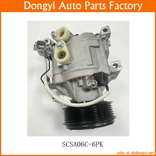 AC Compressor SCSA06C-6PK SCSA06C 6PK 88310-1A580 88310-02182 88310-1A523 88310-02251 88310-02180 88310-02320 88310-1A582