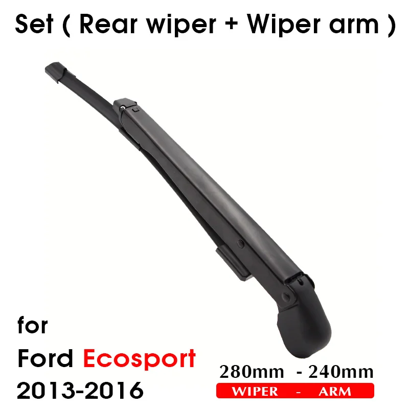 Car Wiper Blade Rear Windshield Wiper Arm Blade Brushes For Ford Ecosport 280MM 2013-2016 Windscreen Wipers Auto Accessories