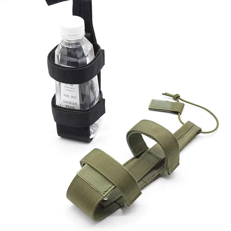 Tactical Molle Water Bottle Holder Storage Bag Water Bottle Kettle Carrier Kettle Pouch Outdoor Hiking Fishing Camping Supplies image 2