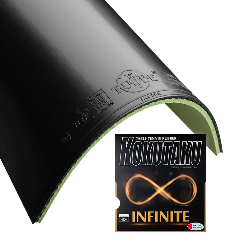

KOKUTAKU INFINITE резиновая трубка для настольного тенниса большие поры высокая эластичность скорость вращение внутренняя энергия зеленая губка для пинг-понга