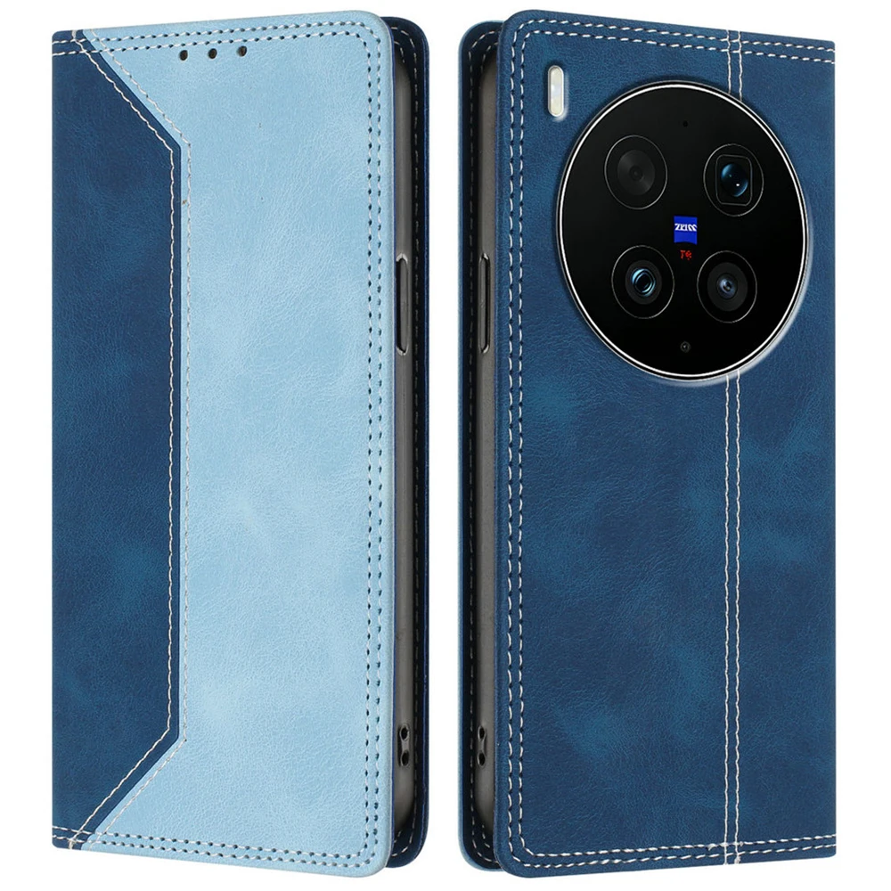 Capa Magnética Flip RFID de Couro para Vivo X300 Ultra 5G, Capa Carteira para Vivo X300 Pro, Capa para Vivo X200 Ultra X300 FE