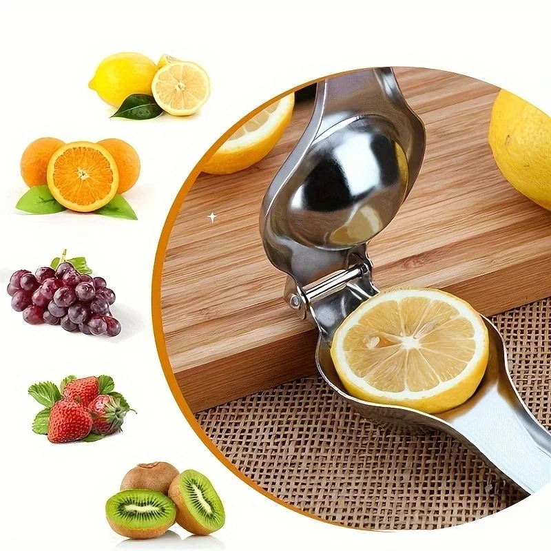 1 stück Zitronenpresse Edelstahl Manuelle Entsafter Prozessor Küche Zubehör Saft Obst Drücken Zitrus Orange Entsafter 2025
