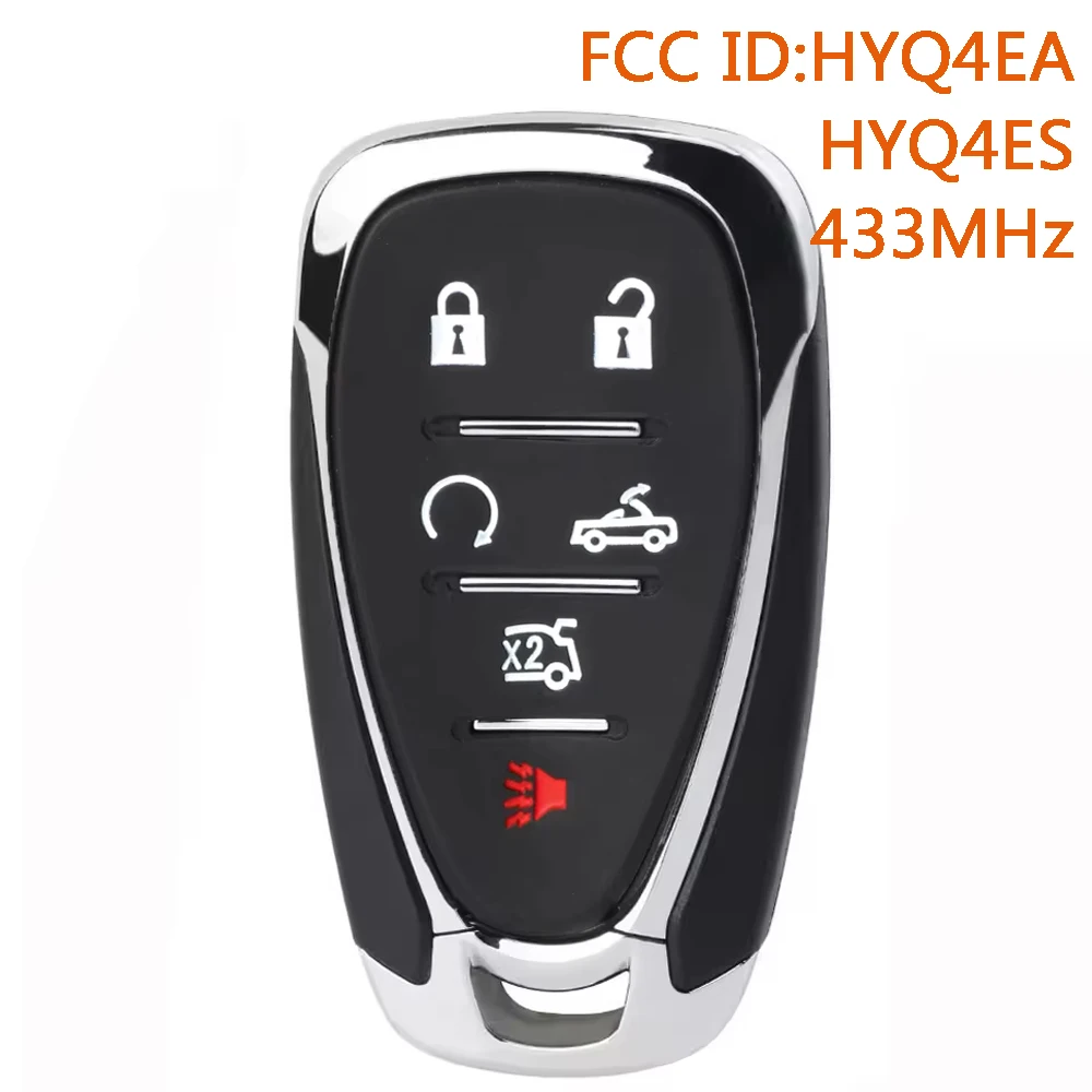 

KEYECU HYQ4EA HYQ4ES Remote Key Fob for Chevrolet Camaro 2016 2017 2018 2019 2020 2021 2022 2023 2024 13508780 13529653 13547788