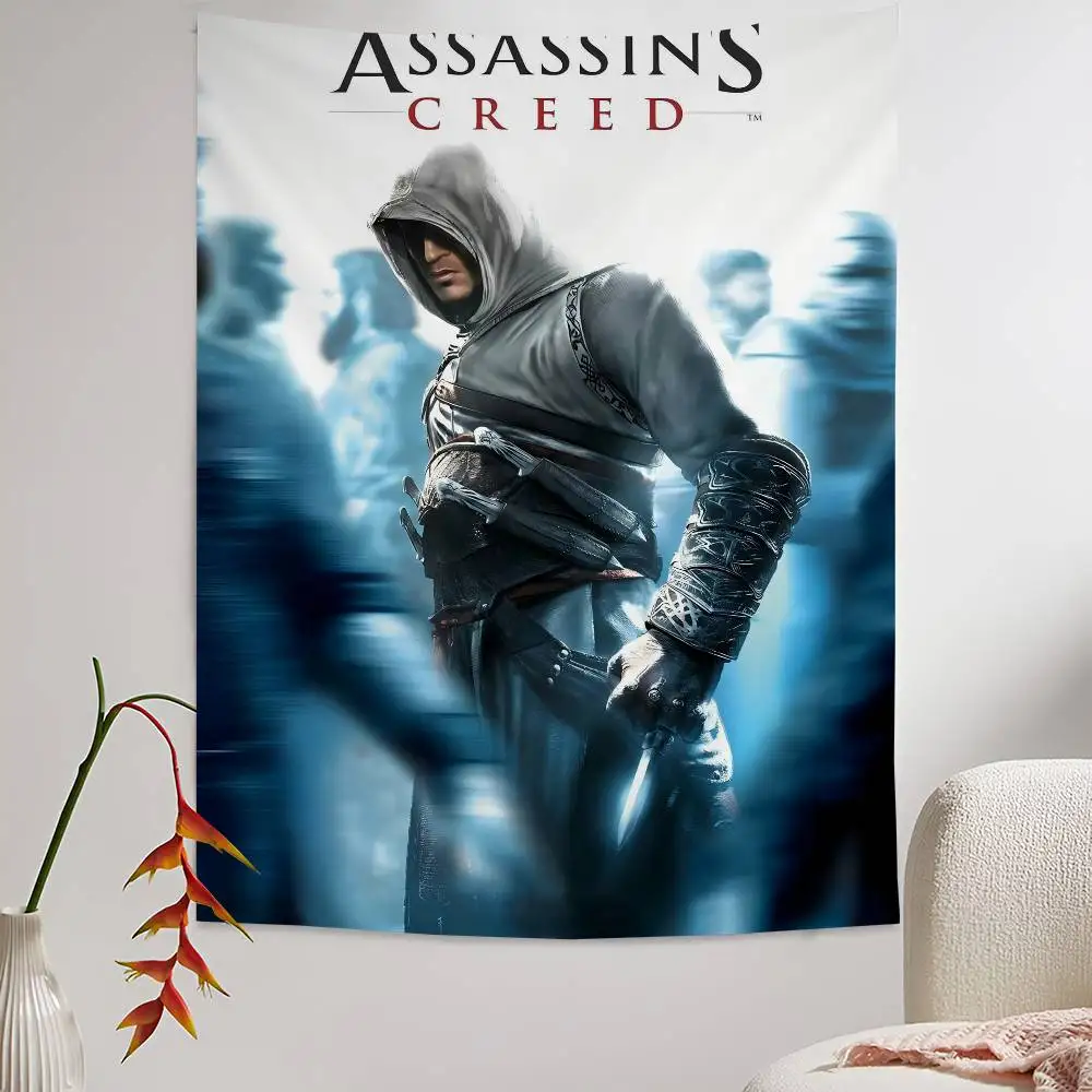 Game A-Assassins C-Creeds Cartoon Tapestry Art Science Fiction Room Home Decor Wall Hanging Home Decor
