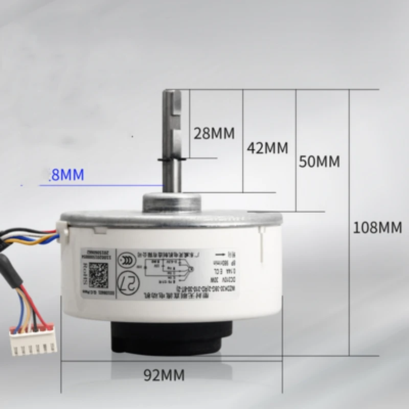 DC310V 30W 0.14A 980R/min invert WZDK30-38G-2 inverter air conditioning DC brushless internal motor