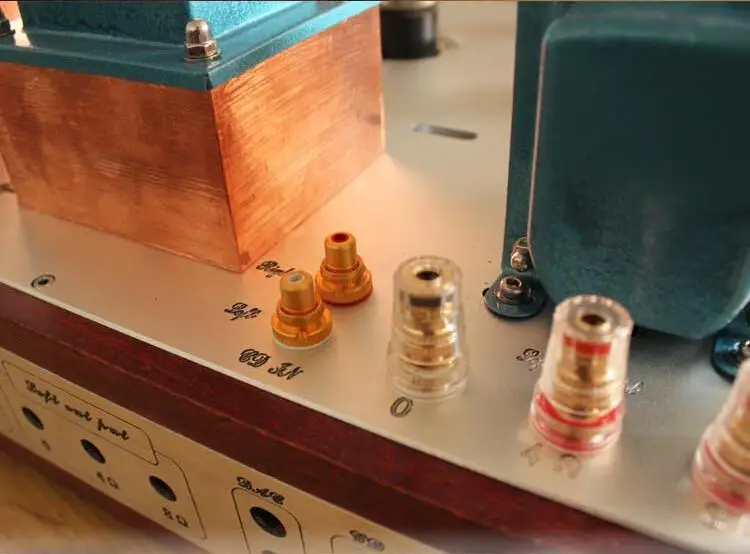 The Latest 7W*2 fever tube amplifier 300B single-ended tube tube amplifier mahogany chassis,0 Low noise layout and traces