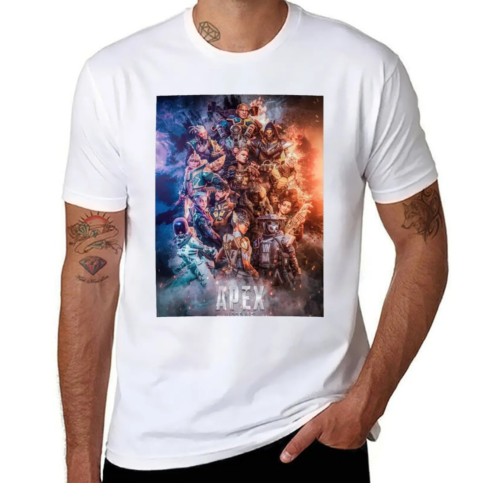 

Apex Legends Poster, Canvas Wall Art T-Shirt Simple Print Design T-Shirt