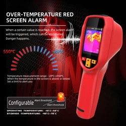 BSIDE Thermal Imaging Camera HX1 HX3 Handheld Industrial -20-550C HD Resolution PCB Pipe Inspection Fire Safety Thermal Imager