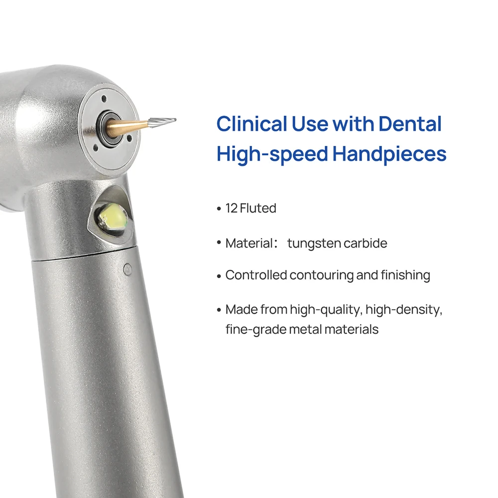 3 Boxen AZDENT Dentalbohrer aus Wolframkarbid FG-Bohrer zum Trimmen und Finishen Titan FG7114/7214/7714 für Hochgeschwindigkeits-Handstücke – Detail 3