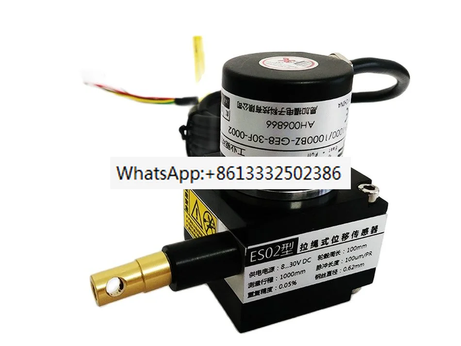 ES02 Pull wire displacement sensor pull wire sensor pull wire encoder pull wire electronic ruler Maximum stroke 1000mm