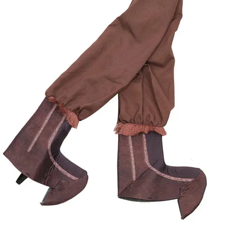 aa ベアハウス 002 アニメコスプレクリストフハロウィン衣装子供のための少年雪の女王ブーツロイヤルアイスマスターカーニバル WAT99 ★