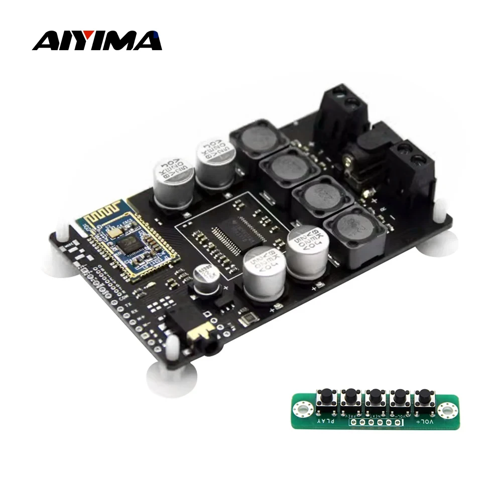 

AIYIMA TPA3118 Bluetooth Amplifier Audio Board 2x30W Stereo Amplify Power Amplifier Aux Support Serial Port Change Name Password