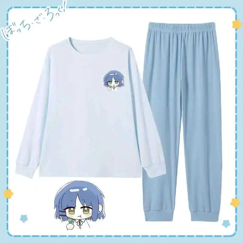 

Бокки Скала! Костюм для косплея Yamada Ryo Gotoh Hitori, футболка Ijichi Nijika, хлопковая повседневная футболка с короткими рукавами, унисекс для взрослых