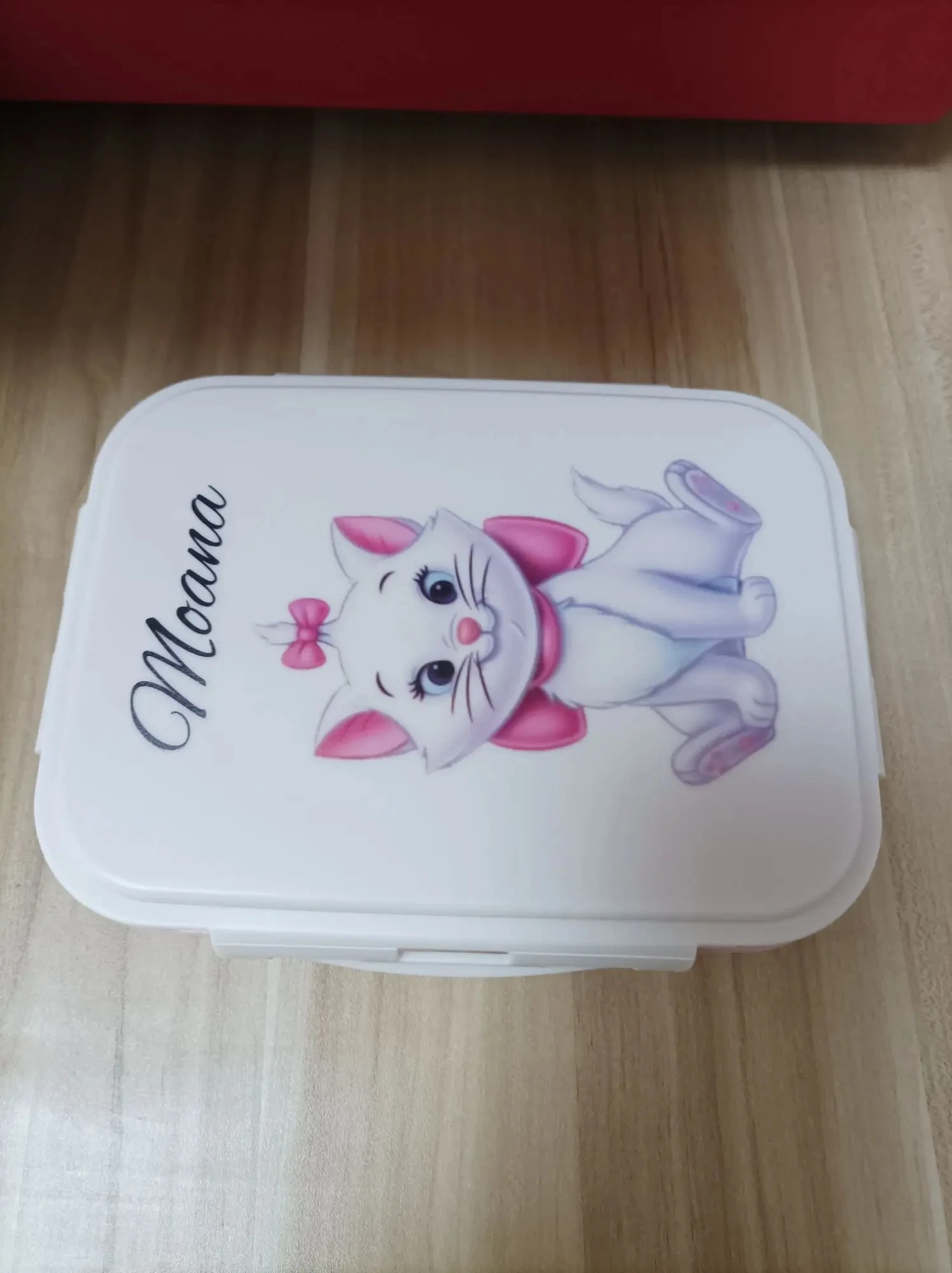 Snackbox Personalisierte Lunchbox für Kinder mit Namen, LOGO, Cartoon-Muster, Niedlichem Bild, Foto, inklusive Löffel und Gabel, aus Umweltfreundlichem Material, Geschenk – Detail 16