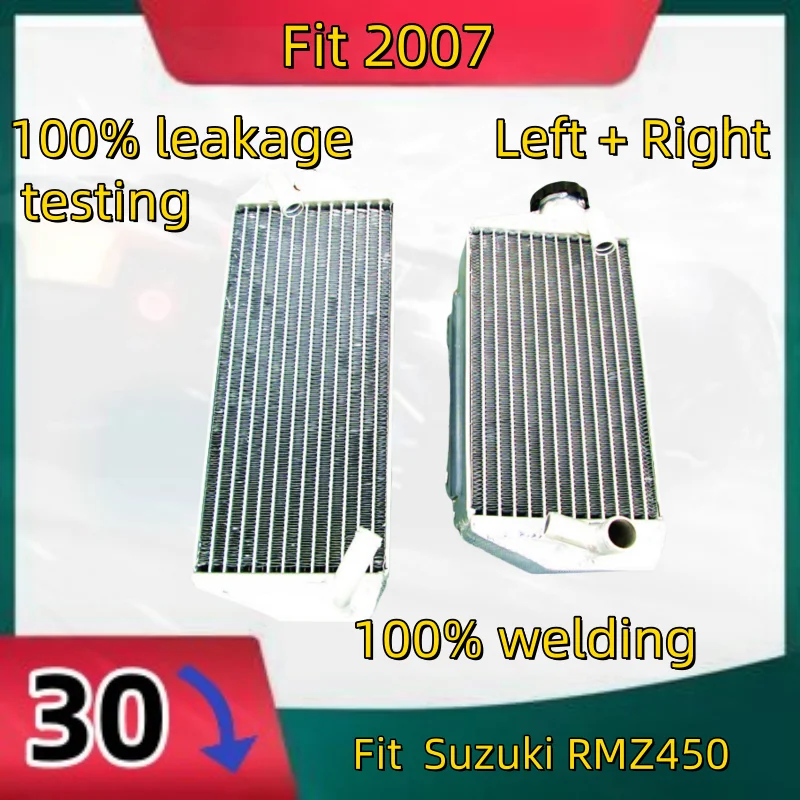 

Left+Right TOP NEW all Aluminum Radiator Coolant Fit 2007 Suzuki RMZ450 RMZ 450 07