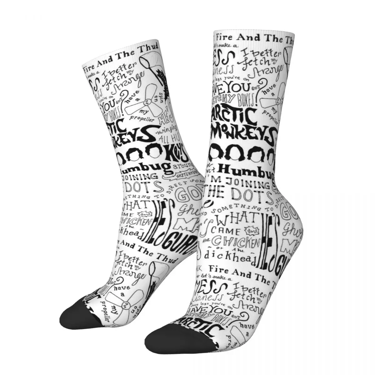 Arctic Monkeys Inspired Men and Women printing Socks,lovely Applicable throughout the year Dressing Gift