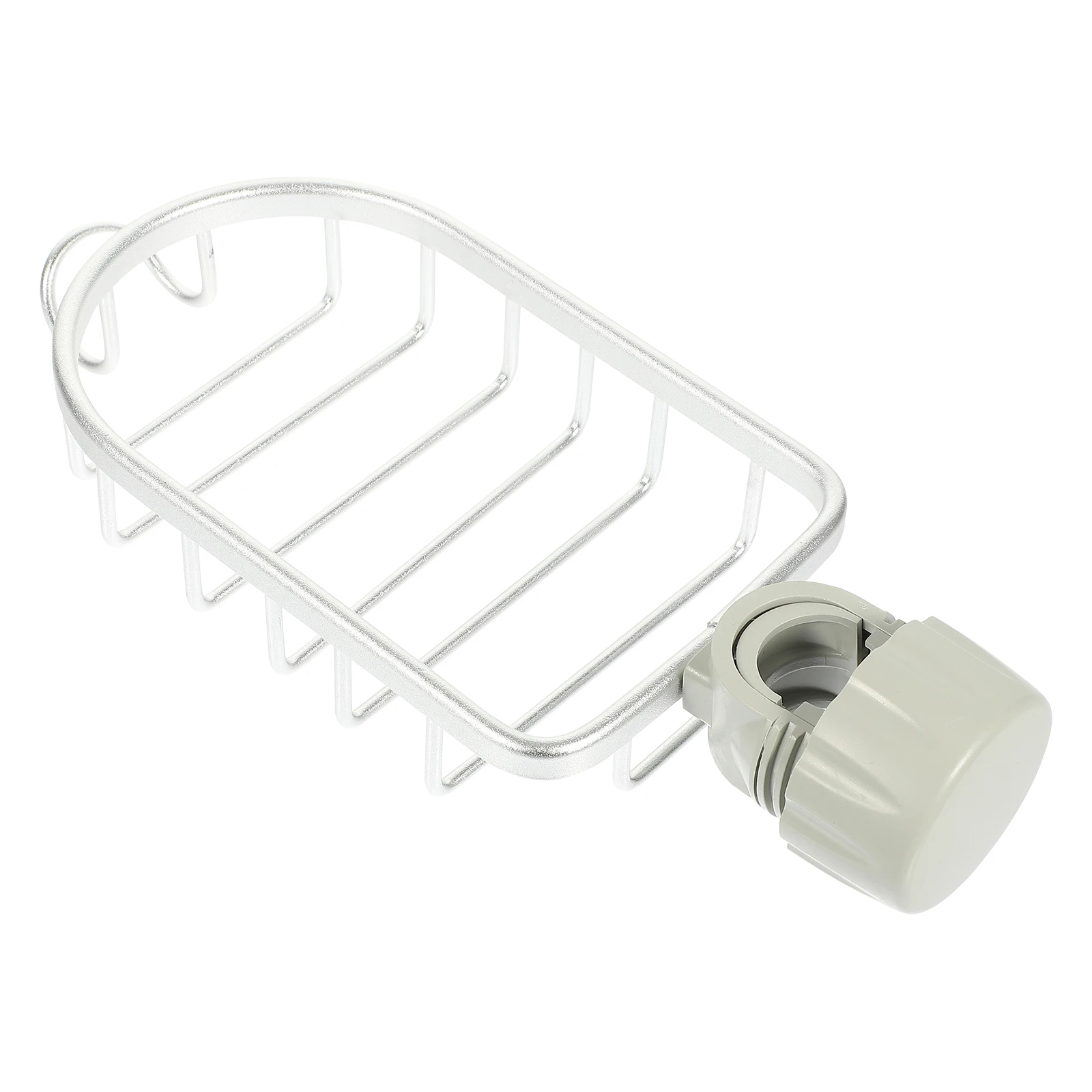 

Sponge Holder For Kitchen Sink No Drilling Faucet Aluminum Abs Material Towel Cloth Organizer Household Storage Rack