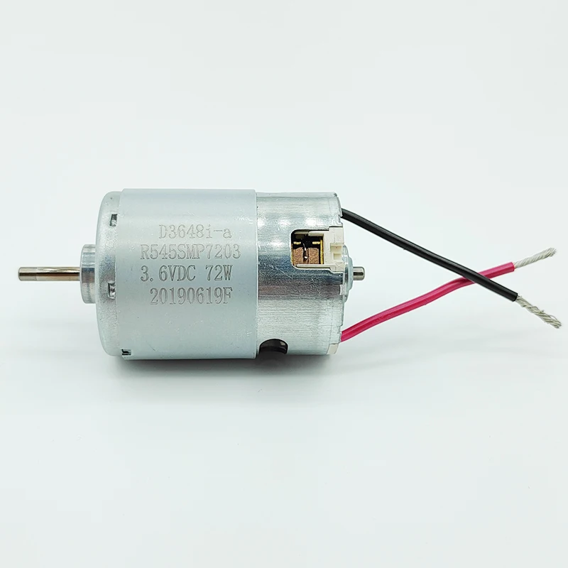 Micro RS-545 Motor DC 3.6V 72W 26000RPM High Speed Power Front Ball Bearing Compensated Carbon Brush Electric Hand Drill Engine