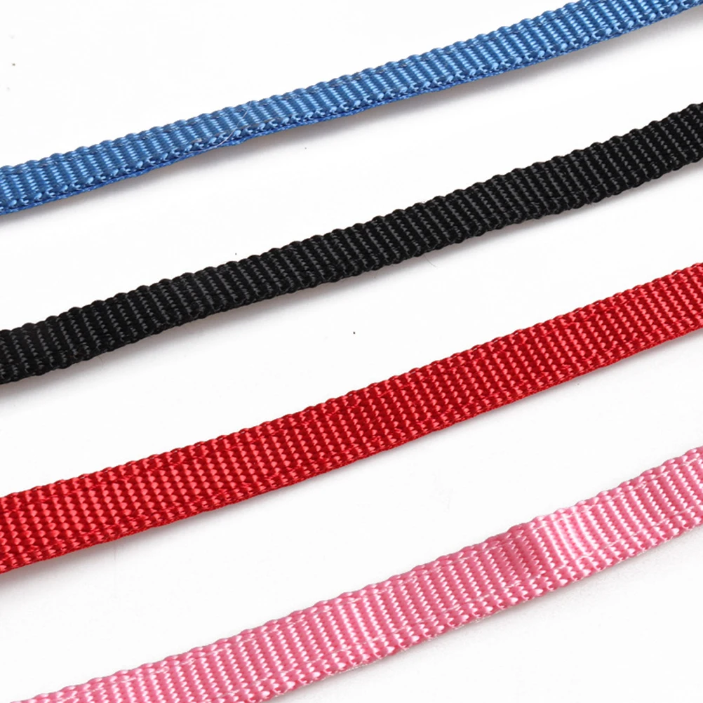 

4 Pcs Pet Collar Charm Necklace Halloween Chain Pendant Nylon Neckchain Supplies