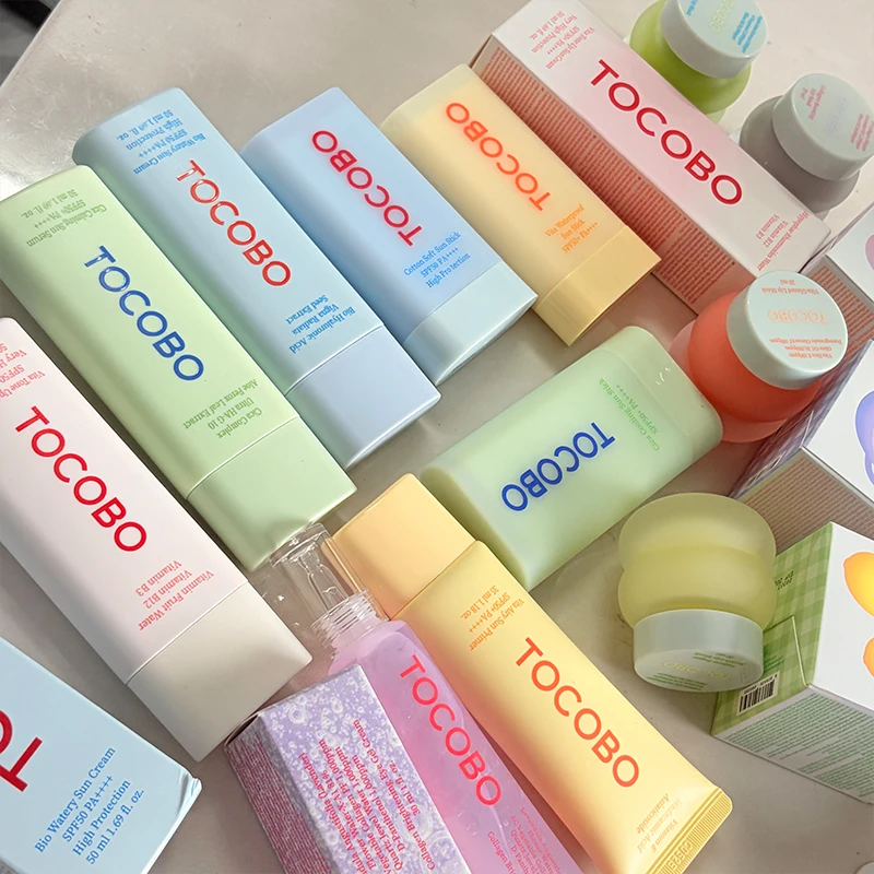 TOCOBO Protetor Solar FPS 50+++ Essência Hidratante Bastão de Protetor Solar Fácil de Aplicar Suave Refrescante Não Oleoso Chaveiro de Lábios