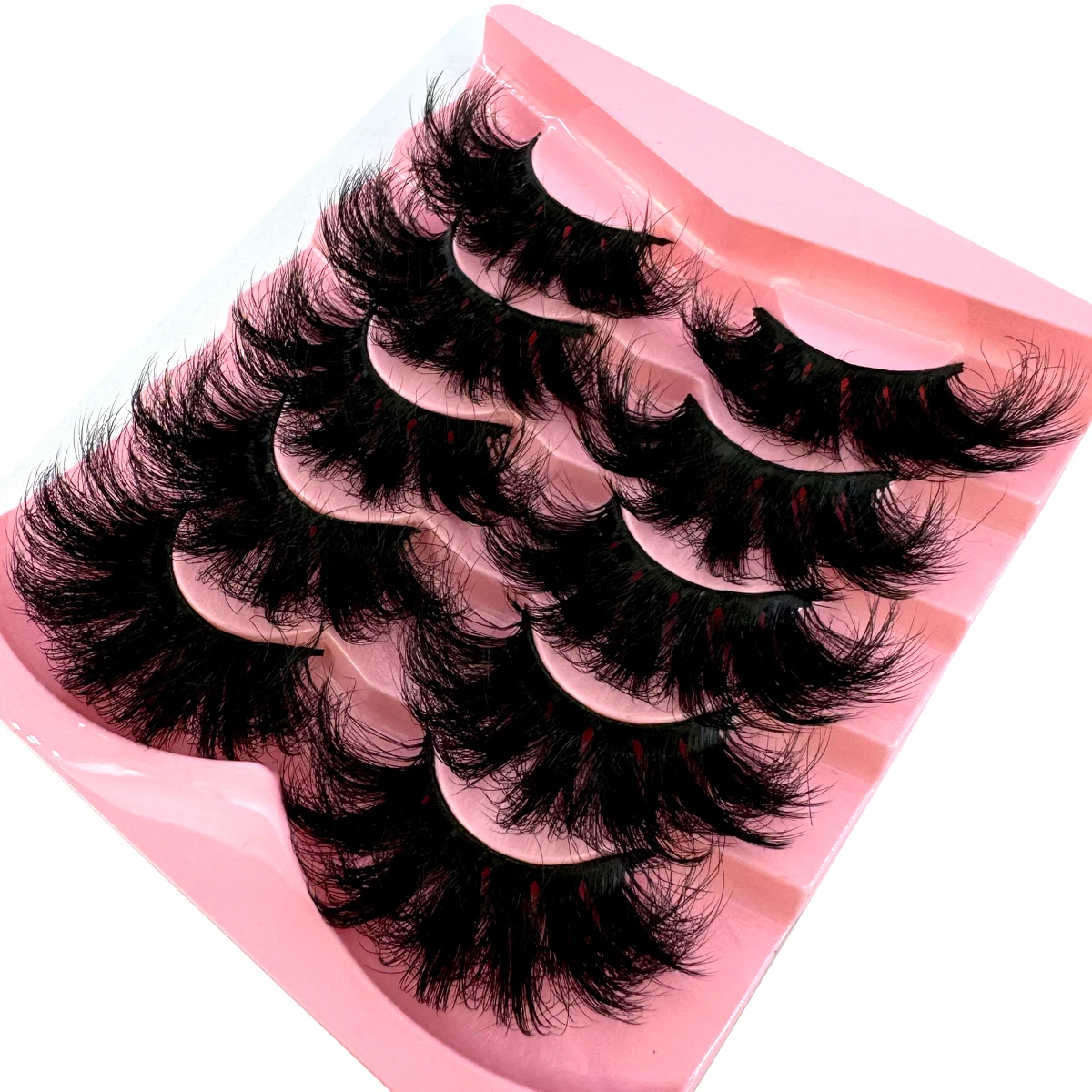 HBZGTLAD Fluffy long lashes 3D Faux Mink Lashes Natural False Eyelashes Dramatic Soft Volume Lashes Eyelash Extension Makeup