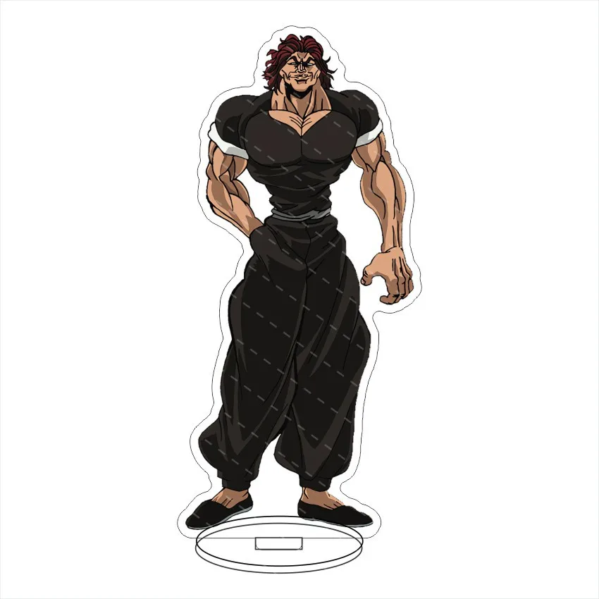 Grappler Baki Baki Hanma Acrylic Figure Display Pendant Cartoon Stand Model Plate Keychain Friends Girl Gift Accessories view 2