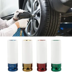 Premium Quality Hex Sockets Pneumatic Wrench Tire Screw Sleeve for 1/2 Inch Wrenches Durable Impact Socket Tool