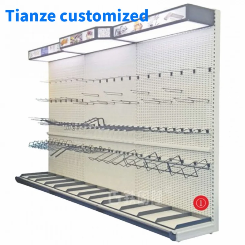 

[Customized]Best selling items shelf market rice display racks shelves general store with factory price