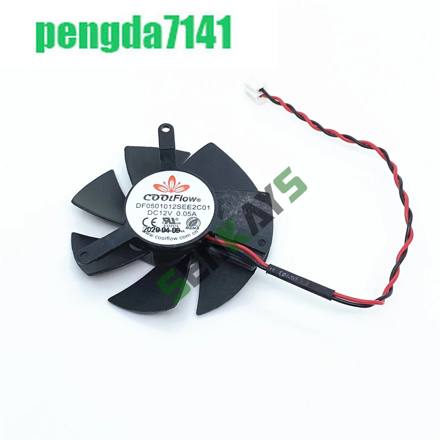 High Quality Ultra Quiet 45MM 47MM Diameter VGA Fan Blade  39mm Hole Spacing 12V 2pin