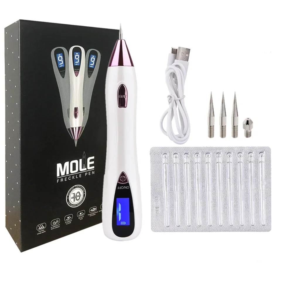 

Spot Removal Device Spot Mole Pen Beauty Salon Laser Beauty Device Facial Nine Level Spotlight Spot Scanning Pen Face Massager