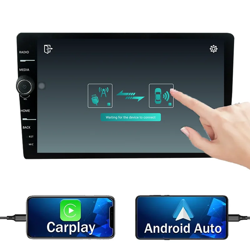 Knob Gps Multimedia Video Dvd Player Headunit Universal Touch Screen 9 Inch Auto Radio Android Car Stereo