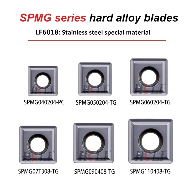 SPMG050204-TG/060204-TG/090408-TG LF6018 DESKAR 100% Original Numerical Control Lathe Blades Use For Processing Stainless Steel