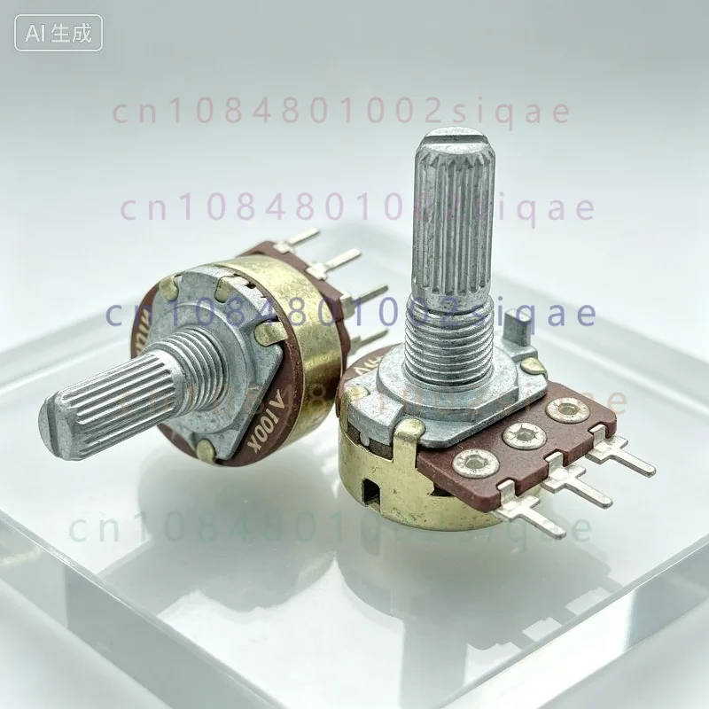 Pack FOR ALPHA 16 Model A100K 3Pin Single Channel Potentiometer Amp Speaker Volume With Center Positioning