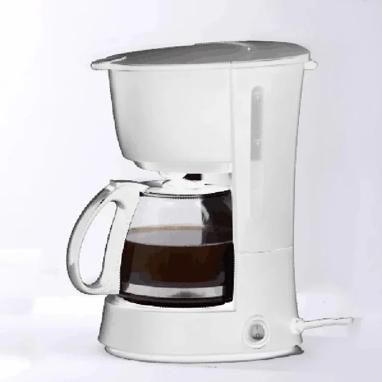 YUNYI American hotel 4-6 cups 0.6L 650W automatic drip coffee makers black color drip coffee machine