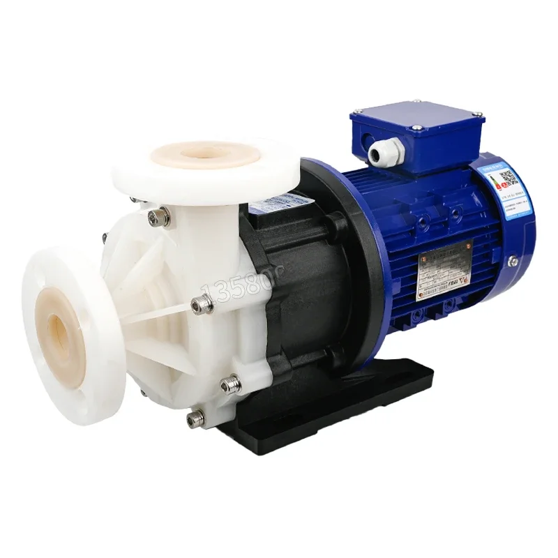 Magnetic pump 400W PTFE MPH-400CV5-D resistant to strong acids, strong alkalis, and high temperatures PVDF