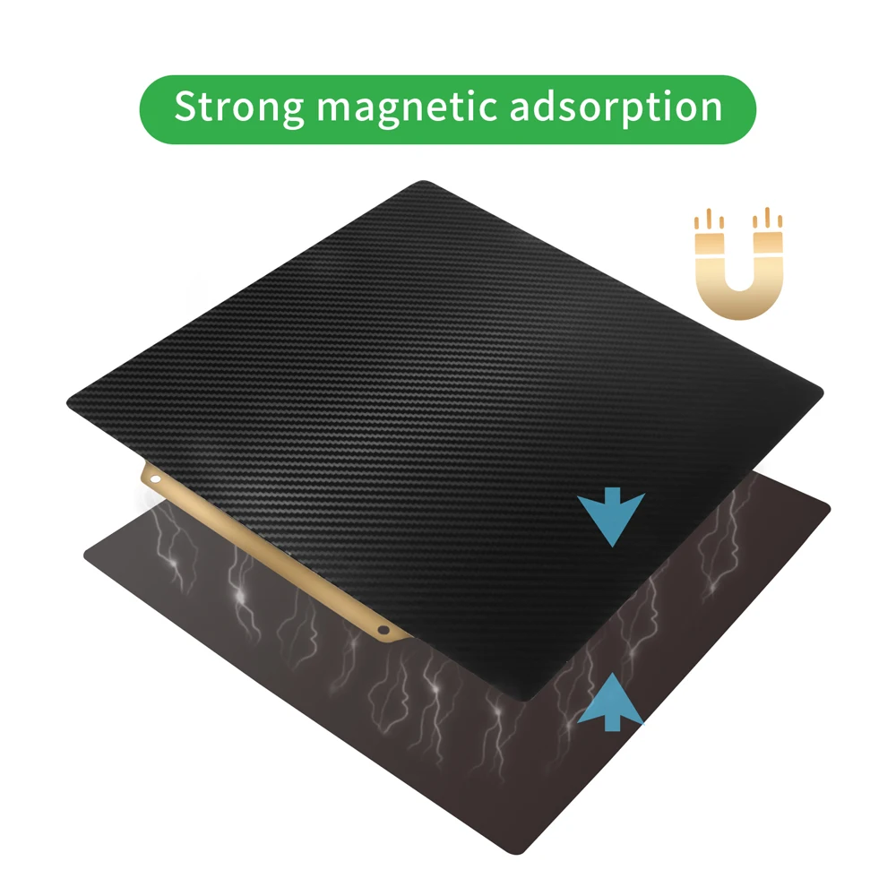 Podstawa magnetyczna 180/220/235/310/350mm naklejka z 3M samoprzylepną magnetyczną taśmą do płyty montażowej do drukarki 3D platforma łóżko KP3S Ender 3 — zdjęcie produktu 5